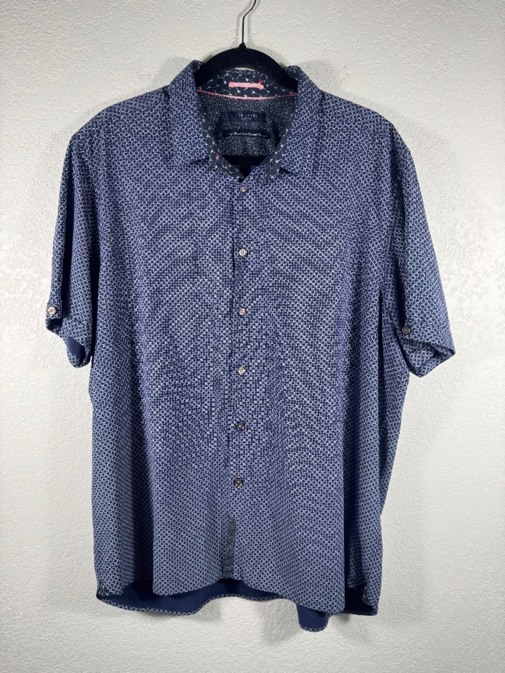 Ted Baker London Button Up Size 7 Geometric